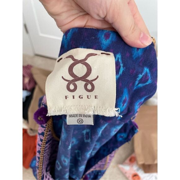 Figue Lucie Dress in Mirage Ikat - Picture 4 of 5